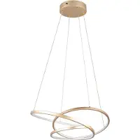 TRIO LED Hanglamp | Darvin | Rond | Goud | Dimbaar | IP20 | Lighting