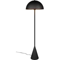 TRIO ALFIE - Vloerlamp - Zwart mat - excl. 1x E27 4,9 W - Niet dimbaar