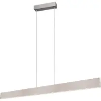 TRIO Led Kantoor Hanglamp Galway 150cm Rvs