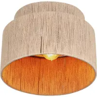 TRIO SMILLA - Plafondlamp - Beige - excl. 1x E27 4 W - Plafondbevestiging