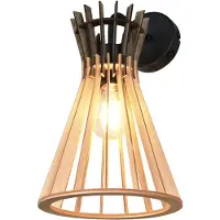 TRIO Design hanglamp Alice hout