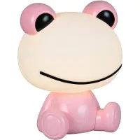 TRIO REALITY HOPPER - Tafellamp - Baby of Kinderkamer - Roze - incl. 1x SMD 0,3 W - AAN/UIT touch - RGB-kleurenwisselaar - USB-aansluiting