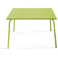 Oviala - Vierkante groene tuintafel - Palavas