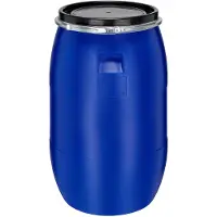 Garronda Regenton 85L kunststof vat levensmiddelcontainer van HDPE voor huis en tuin - GD-0078 Blauw