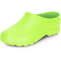 Ladeheid Unisex Clogs Tuinklompen - Tuinschoenen - Lichte - Dames - Heren - Neongroen 4173 - 37 - LA-DW-Xclap