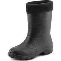 Ladeheid Dames Regenlaarzen - Thermo Rubberlaarzen Vederlicht - EVA - LA-LMG-879-Aspen - Zwart/Zwart - 40