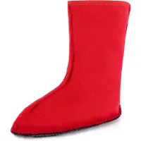 Ladeheid Sokken voor Regenlaarzen – Fleecesokken – LA-CA-PandaSocks – Rood – 24/25