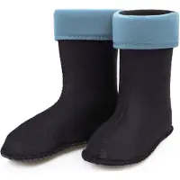 Ladeheid Sokken voor Regenlaarzen Modell LA-KL-EVA-Kids en KL050 – Fleecesokken – 33 – Lichtblauw - LA-KL-045