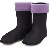 Ladeheid Sokken voor Regenlaarzen Modell LA-KL-EVA-Kids en KL050 – Fleecesokken – 24 – Violet - LA-KL-045