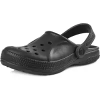Ladeheid Clogs Kinderen - Tuinschoenen - Lichte - Kinderschoenen - Meisjes - Jongens – Zwart – 33 – LA-KL-055