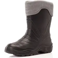 Ladeheid LA-LMG-861-Termix Dames Regenlaarzen - Rubber - Gevoerd - EVA - Waterdicht – Grafiet/grijs – 22/23