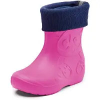Ladeheid Kinder Regenlaarzen - Gevoerd en Waterdicht - EVA - LA-CA-Panda249 - Roze - 22/23