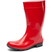Ladeheid LA-LMG-967-Ilse Dames Regenlaarzen - Rubber - Hoog - PVC - Waterdicht – Zwart – 37