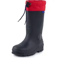 Ladeheid LA-RB-487 Dames Regenlaarzen - Rubber - Hoog - Waterdicht - PVC – Zwart– 25/26