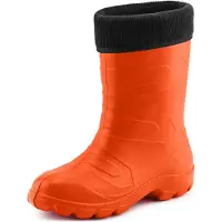 Ladeheid Dames Regenlaarzen - Thermo Rubberlaarzen Vederlicht - EVA - LA-LMG-879-Aspen - Orange151c/Zwart - 37