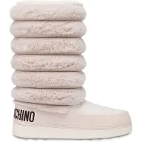 Moschino Snow Boots In Nylon And Soft Fabric White Maat: 39-40 | Laarzen Outlet | Dames | Wit