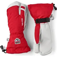 Hestra - Army Leather Heli Ski 3 Finger - Handschoenen 9, rood