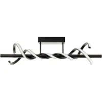 Brilliant Zwarte design plafondlamp Amalie S