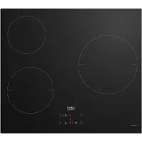 Beko HIC63400 kookplaat Zwart Ingebouwd 60 cm Inductiekookplaat zones 3 zone(s)