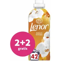 Lenor 2+2 Gratis: Wasverzachter Amber & Orchidee 42 Wasbeurten 882 Ml