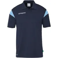 Uhlsport Squad 27 Poloshirt voor kinderen - Marineblauw / Lichtblauw