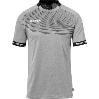 Kempa Wave 26 Short Sleeve T-shirt Grijs 128 cm Kinderen