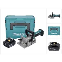 Makita DPJ 180 G1J accu-groeffrees 18 V 100 mm + 1x accu 6,0 Ah + Makpac - zonder oplader