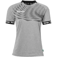 Kempa Wave 26 Short Sleeve T-shirt Grijs XL Vrouw