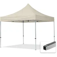 TOOLPORT 3x3 m Easy up partytent, ECONOMY alu 32mm, crème
