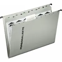 Leitz hangmap, personeelsdocumenten, met 6 waaiers, PP