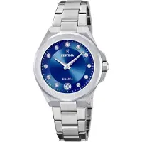 Festina Analoog horloge '- Date watch Mademoiselle - Quartz watch movement - Watch case width: 33 mm' blauw