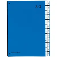 Pagna 24249-02 - Gliederungsordner - 24 Fächer - 24 Teile Hardkarton Blauw DIN A4 Aantal vakken: 24 A-Z