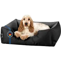 BedDog hondenmand LUPI, vierkant hondenkussen, grote hondenbed, hondensofa, hondenhuis, met afneembare hoez, wasbaar, maat S-XXXL
