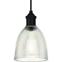WESTINGHOUSE Glazen hanglamp 6338540, dimbaar, brons / oud-messing, Woon-/ Eetkamer, Glas, Landelijk, hanglamp