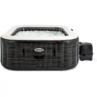 Intex 28452NP - Whirlpool - PureSPA Greystone Deluxe (196x196 cm) voor 6 personen, met app-bediening
