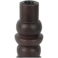 PT Living Kandelaar Formado Small Mango Wood Walnut Lacquer