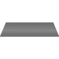 Aloni Wastafeltablet Hout 118.4x45.5x2.6 Cm Grijs Glossy