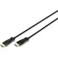 Digitus AK-330125-200-S HDMI-kabel HDMI / Glasvezel Aansluitkabel HDMI-A-stekker, HDMI-A-stekker 20.00 m Zwart 4K UHD