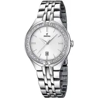 Festina Analoog horloge '- Date watch MADEMOISELLE - Quartz watch movement - Watch case width: 32.5 mm' zilver