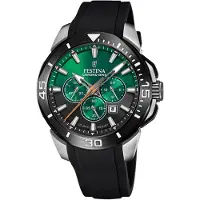 Festina Chronograaf Chrono Bike Horloge, quartzhorloge, herenhorloge, stopwatchfunctie, stalen armband