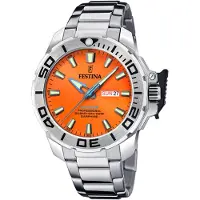 Festina Analoog horloge oranje