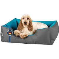 BedDog hondenmand LUPI, vierkant hondenkussen, grote hondenbed, hondensofa, hondenhuis, met afneembare hoez, wasbaar, maat S-XXXL