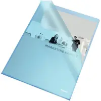Esselte zichtmap blauw A4 105 micron (100 stuks)