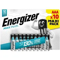 Energizer Max Plus AAA-batterijen (10 stuks) - Alkalinebatterij, 1,5V