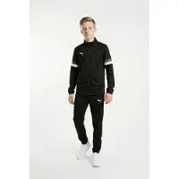 Puma Trainingspak 'TeamRise' donkergrijs / zwart / wit