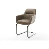 DELIFE Sledemodel Pejo-Flex microvelours taupe vintage sledemodel vlak grafiet pocketveer kern