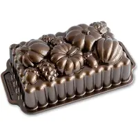 Nordic Ware - Bakvorm "Harvest Bounty Loaf Pan" - Nordic Ware Fall Harvest Bronze