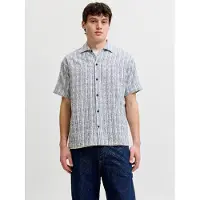 Jack & Jones Overhemd 'JPRBLUtiago' lichtblauw / lichtgrijs / wit