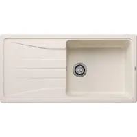 BLANCO Silgranit spoelbak, 1000x500 mm, zacht wit