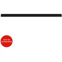 Briloner Rail - Verlenging voor Railverlichting - uitbreidingsset - opbouwrail - 0,75 m - zwart